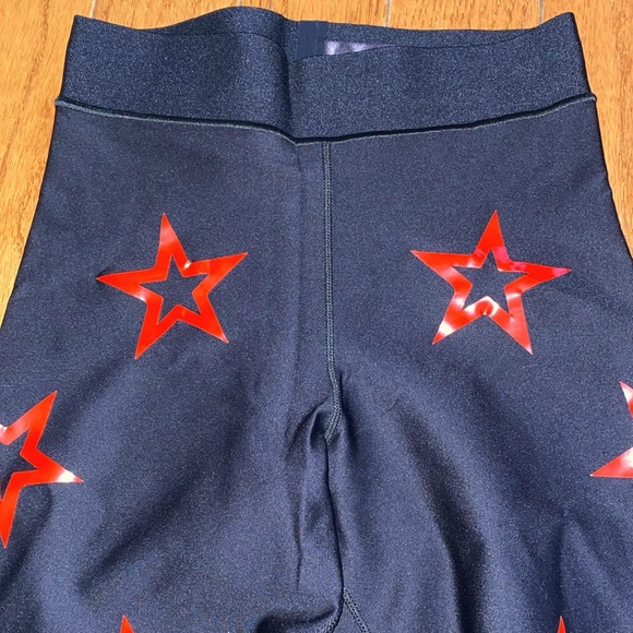 NWOT Ultracor Red Stars Leggings - Picture 7 of 14